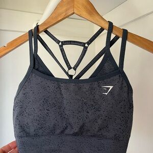 Gymshark Blue Strappy Sports Bra